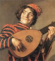 Hals, Frans - Buffoon Playing a Lute